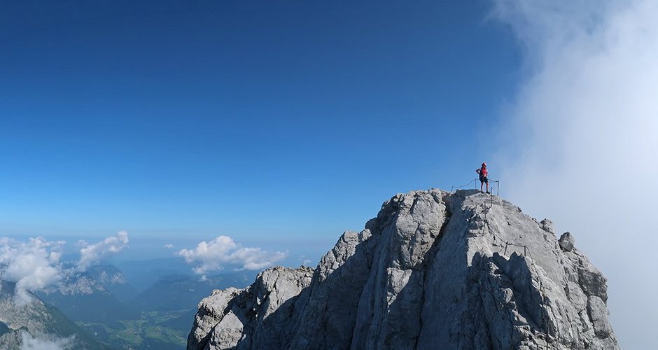 Auf der Watzmann Überschreitung