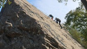 Die ersten Schritte am Fels - Falesia Massi di Gaggiolo