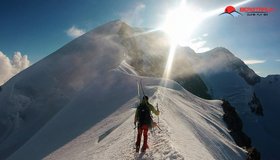 am Beginn des Grates