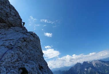 Klettern am Buchstein Westgrat (c) Andreas Jentzsch