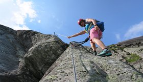 Im Mittelteil wird es kurz etwas steiler.