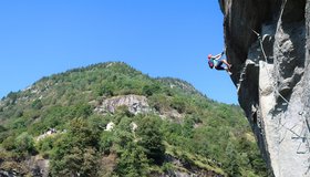 Und ausgesetzer, Muro del nano - Walserfall Klettersteig / Ferrata