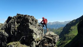 Eine der vielen Gratpassagen.