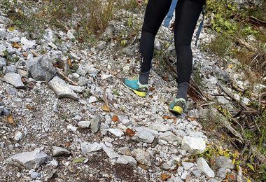 Auch Geröll ist für den Makra Pro Low GTX von Hanwag kein Problem.