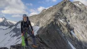 Chris vor der Firmisanschneide