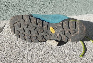 Die Vibram Sohle des Makra Pro Low GTX von Hanwag