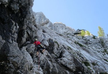 In der Route Gordis Magic Line, an der Hochschwab Nordseite