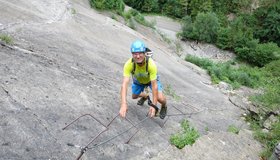 Abstieg über den linken Ast