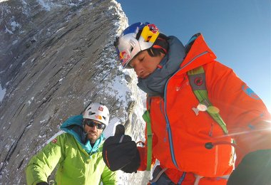 David Lama und Hansjörg Auer © David Lama / Red Bull Content Pool