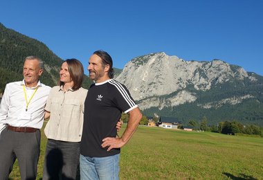 Joe Bachler, Babsi Zangerl und Alexander Huber 