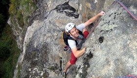 3. Seillänge - kurz vor dem Stand