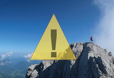 Bei der Watzmannüberschreitung, die auch unqualifiziert geführt wird.