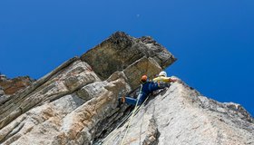 Max beim Eröffnen der schönen Dachlänge