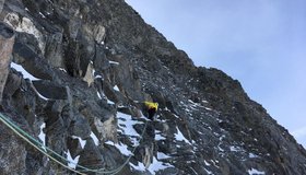 In der Vorderer Brunnenkogel Nordwand (c) Philipp Brugger