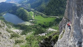 Blick zurück auf die Querung