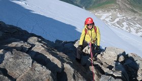 Am Beginn des Olperer Nordgrates