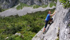 Ausstieg von "Krückel", 4 (Gamsfelsen)