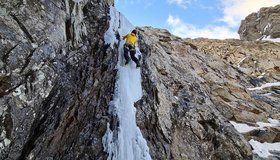 Simon Gietl in der Route Hexentango; Foto Jakob Steinkasserer