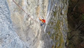 Danach folgt eine tolle ansteigende Querung