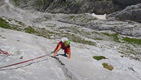 7. Seillänge der Route Von Teufels Hand