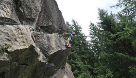 Der Hangelquergang von "Bodybuilding und Ballett" (1. SL.).